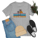 Myrtle Beach, South Carolina T-Shirt - Retro Palm Tree Unisex Myrtle Beach Shirt-43