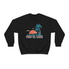 Port St. Lucie, Florida Sweatshirt - Unisex Retro Palm Tree Crewneck Port St. Lucie Sweatshirt