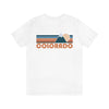 Colorado T-Shirt - Retro Mountain Unisex Colorado Shirt