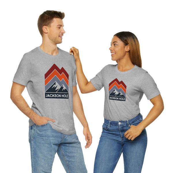 Jackson Hole, Wyoming T-Shirt - Retro Mountain Unisex Jackson Hole Shirt