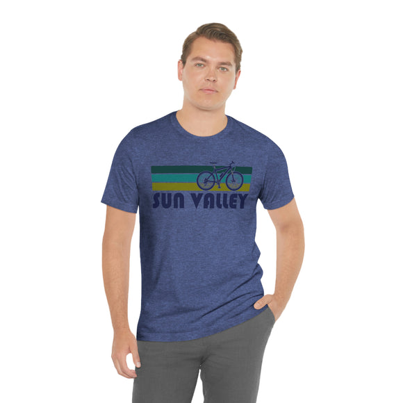 Sun Valley T-Shirt - Retro Mountain Bike Adult Unisex Sun Valley, Idaho T Shirt