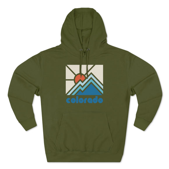 Premium Colorado Hoodie - Min Mountain Unisex Sweatshirt