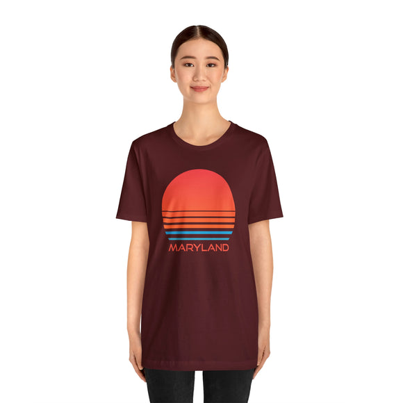 Maryland T-Shirt - Retro 80s Unisex Maryland Shirt