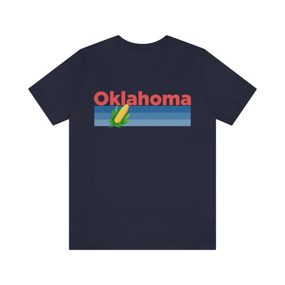 Oklahoma T-Shirt - Retro Corn Unisex Oklahoma Shirt