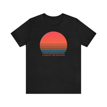 Buy black Lake of the Ozarks, Missouri T-Shirt - Retro 80s Unisex Lake of the Ozarks Shirt