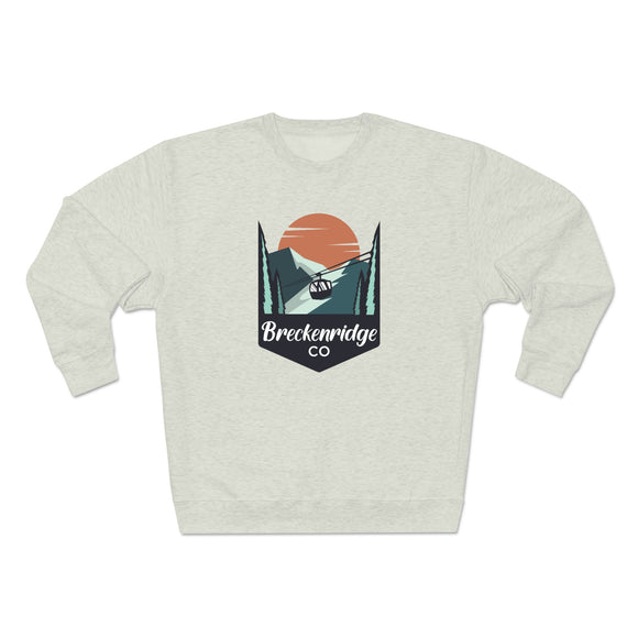 Premium Breckenridge, Colorado Crewneck Sweatshirt - Retro Unisex Sweatshirt