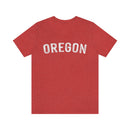 Oregon T-Shirt - Paint Text Unisex Oregon Shirt-22