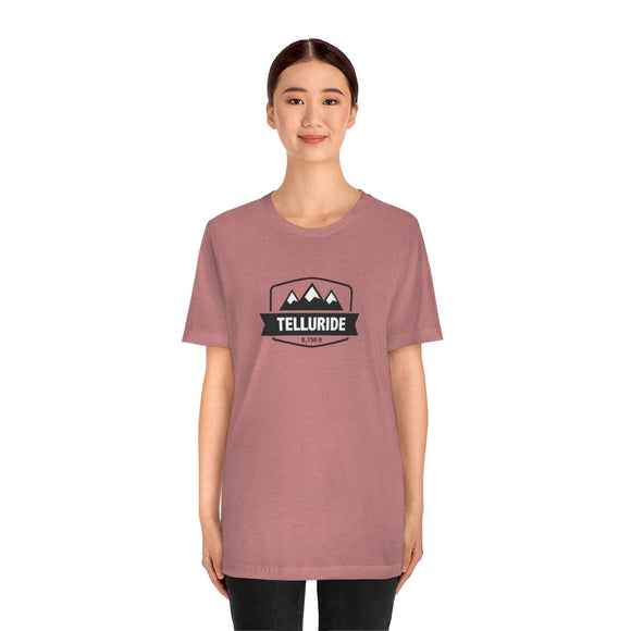 Telluride, Colorado T-Shirt - Altitude Badge Unisex Telluride Shirt