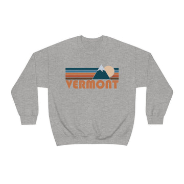 Buy sport-grey Vermont Sweatshirt - Retro Mountain Unisex