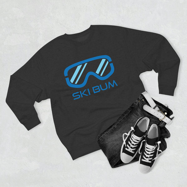 Premium Ski Bum Crewneck Sweatshirt - Retro Unisex Sweatshirt