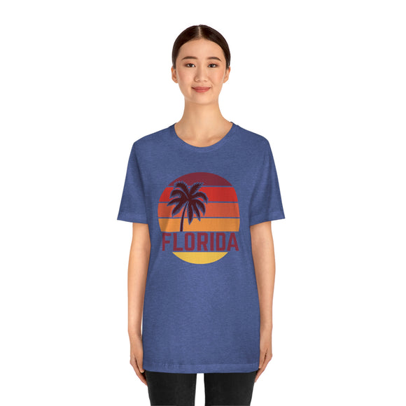 Florida T-Shirt - Retro Palm Tree Unisex Florida Shirt