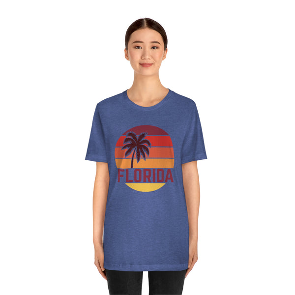 Florida T-Shirt - Retro Palm Tree Unisex Florida Shirt