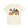 Idaho T-Shirt - Retro Mountain Unisex Idaho Shirt