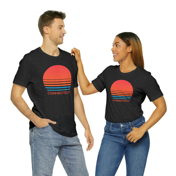 Connecticut T-Shirt - Retro 80s Unisex Connecticut Shirt