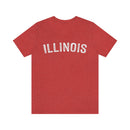 Illinois T-Shirt - Paint Text Unisex Illinois Shirt-21