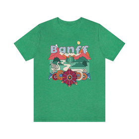 Banff T-Shirt - Retro Mountain / Hippie Style Banff, Canada Shirt