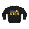 Utah Sweatshirt - Retro Sunrise Unisex