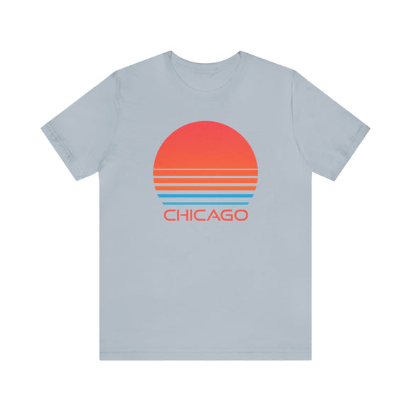 Chicago, Illinois T-Shirt - Retro 80s Unisex Chicago Shirt
