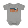 Golden Baby Bodysuit - Retro Mountain Golden, Colorado Baby Bodysuit