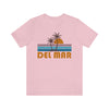 Del Mar, California T-Shirt - Retro Palm Tree Unisex Del Mar Shirt