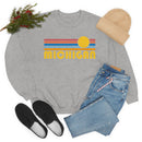 Michigan Sweatshirt - Retro Sunrise Unisex-23