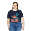Biloxi, Mississippi T-Shirt - Retro Palm Tree & Beach Unisex Biloxi Shirt