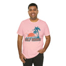 Gulf Shores, Alabama T-Shirt - Retro Palm Tree & Beach Unisex Gulf Shores Shirt-104