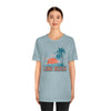 Long Beach, California T-Shirt - Retro Palm Tree & Beach Unisex Long Beach Shirt
