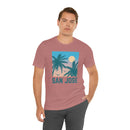 San Jose, California T-Shirt - Retro Palm Tree & Beach Unisex San Jose Shirt-18