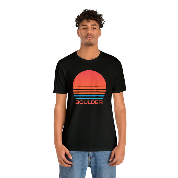 Boulder, Colorado T-Shirt - Retro 80s Unisex Boulder Shirt