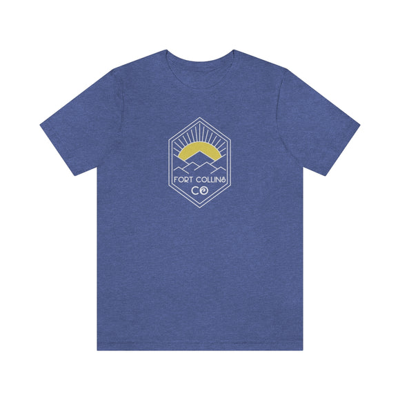 Fort Collins, Colorado T-Shirt - Sun Unisex Fort Collins Shirt