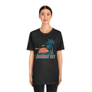 Longboat Key, Florida T-Shirt - Retro Palm Tree & Beach Unisex Longboat Key Shirt-51