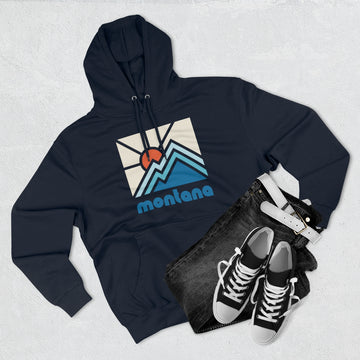 Premium Montana Hoodie - Min Mountain Unisex Sweatshirt - 0