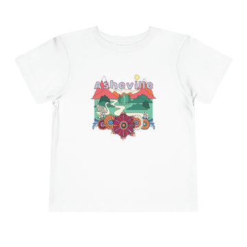 Asheville, North Carolina - Hippie Style Toddler T-Shirt - 0