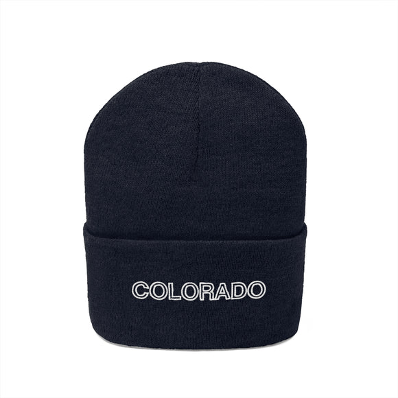 Colorado Beanie - Adult Embroidered Colorado Knit Hat
