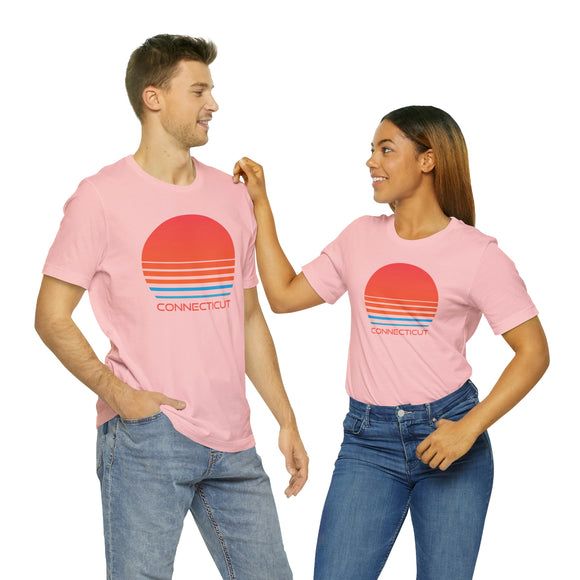 Connecticut T-Shirt - Retro 80s Unisex Connecticut Shirt