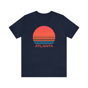 Buy navy Atlanta, Georgia T-Shirt - Retro 80s Unisex Atlanta Shirt