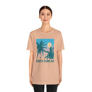 South Carolina T-Shirt - Retro Palm Tree & Beach Unisex South Carolina Shirt-39
