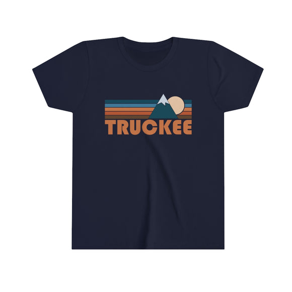 Truckee Youth T-Shirt - Retro Mountain California Kid's TShirt