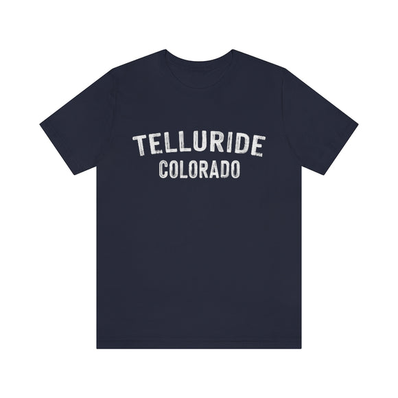 Telluride, Colorado Shirt - Paint Text Unisex Telluride T-Shirt