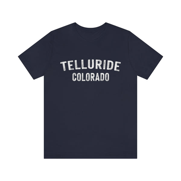 Telluride, Colorado Shirt - Paint Text Unisex Telluride T-Shirt