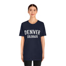 Denver, Colorado Shirt - Paint Text Unisex Denver T-Shirt-18