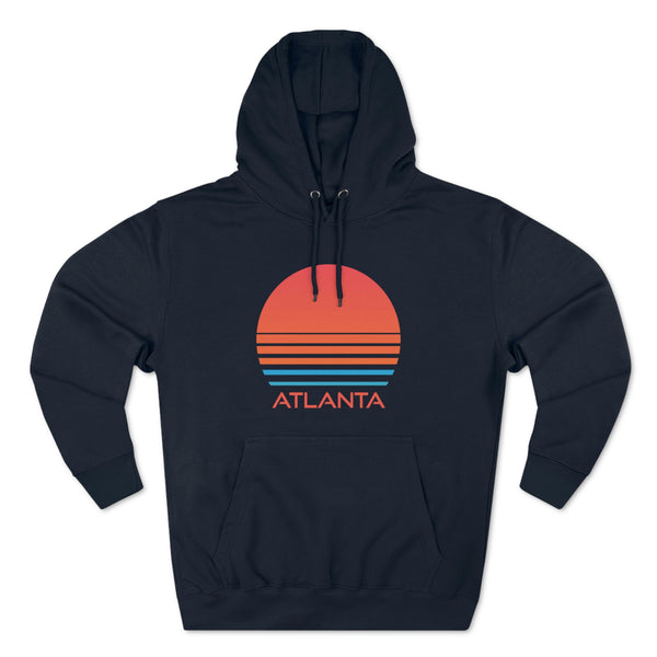 Premium Atlanta, Georgia Hoodie - Retro 80s Unisex Sweatshirt