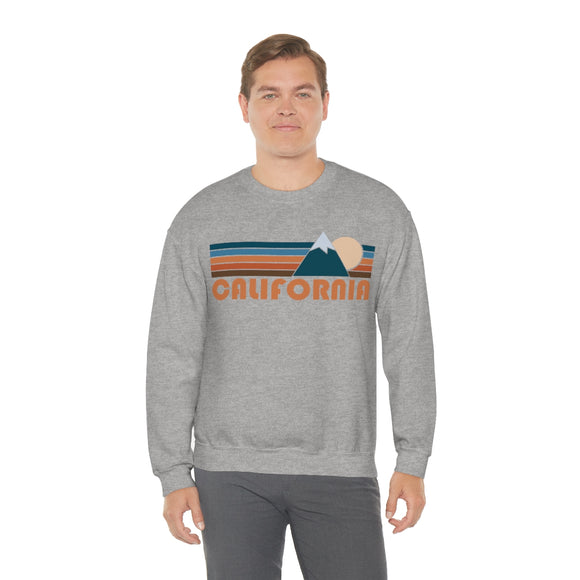 California Sweatshirt - Retro Mountain Unisex