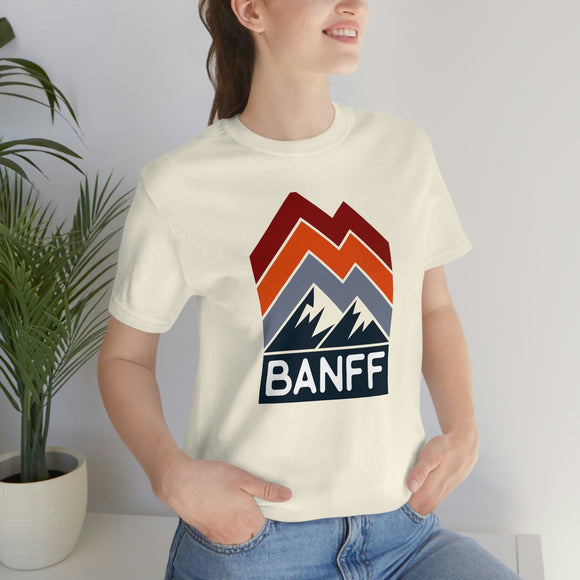 Banff, Canada T-Shirt - Retro Mountain Unisex Banff Shirt
