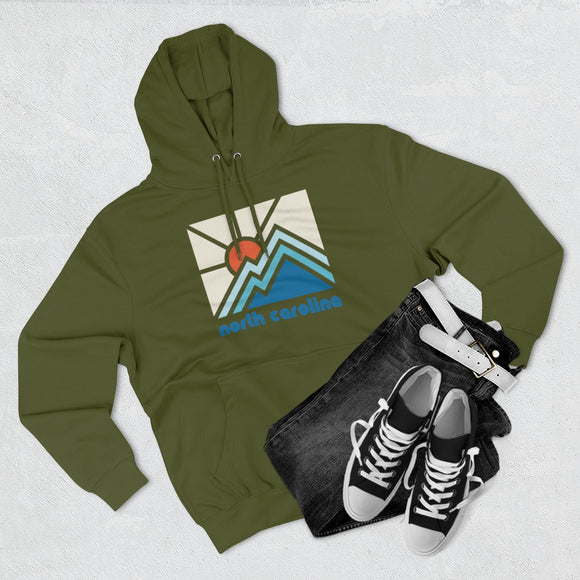 Premium North Carolina Hoodie - Min Mountain Unisex Sweatshirt