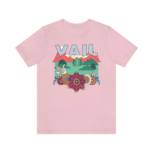 Vail Shirt, Colorado Retro T-Shirt, Hippie Style Colorado tee, Vail Mountain Shirt