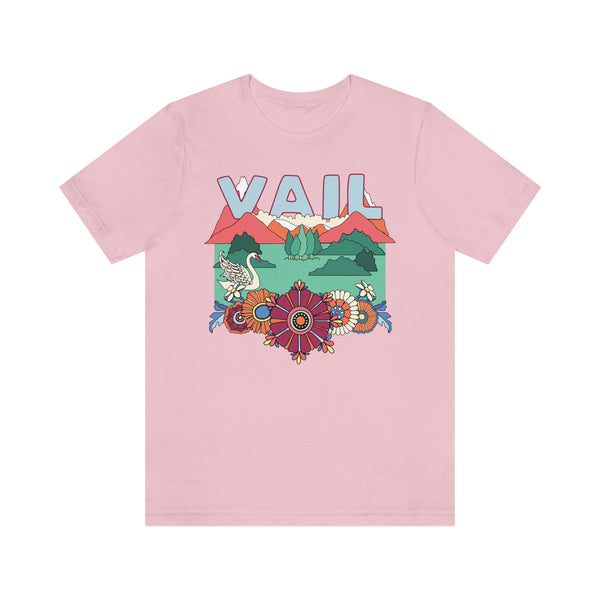 Vail Shirt, Colorado Retro T-Shirt, Hippie Style Colorado tee, Vail Mountain Shirt