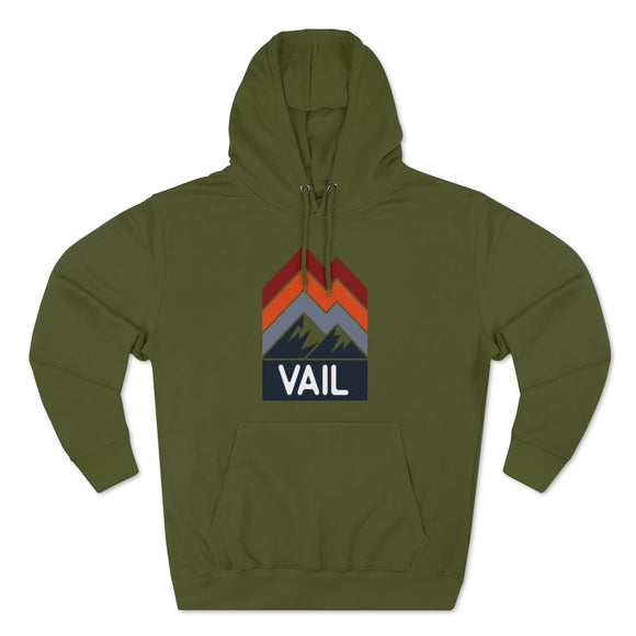 Premium Vail, Colorado Hoodie - Retro Unisex Sweatshirt