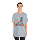 Key West, Florida T-Shirt - Retro Palm Tree & Beach Unisex Key West Shirt-3